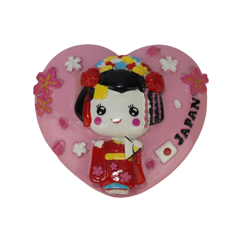 Elegant Geisha Refrigerator Magnet - Artistic and Decorative Charm