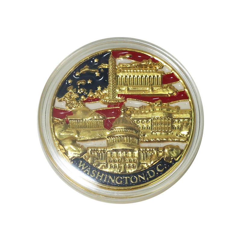 Washington Memorial Coin Badge - Commemorative Medal and Souvenir Coin
