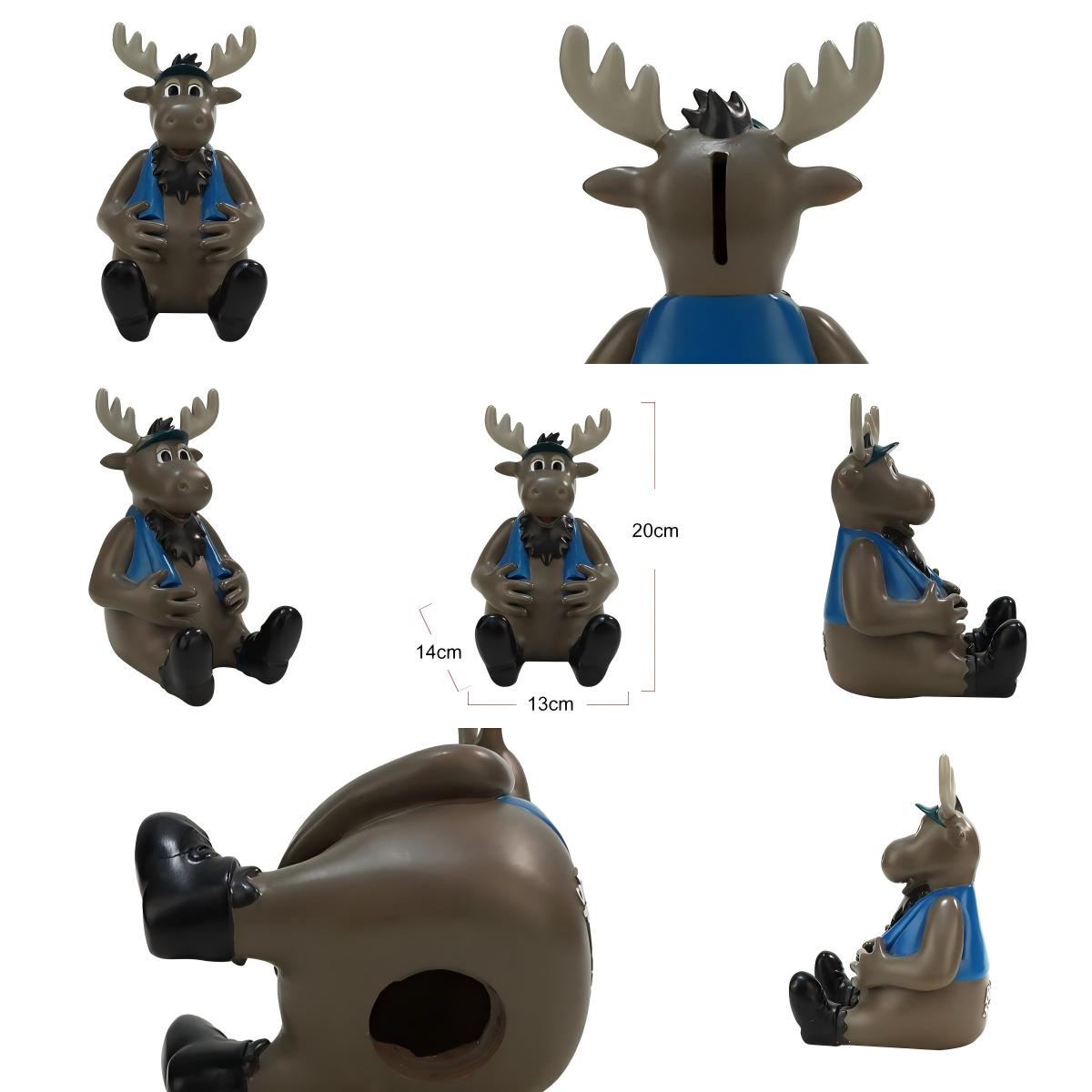 ElegantCeramicDeerFigurineforHomeDecoration