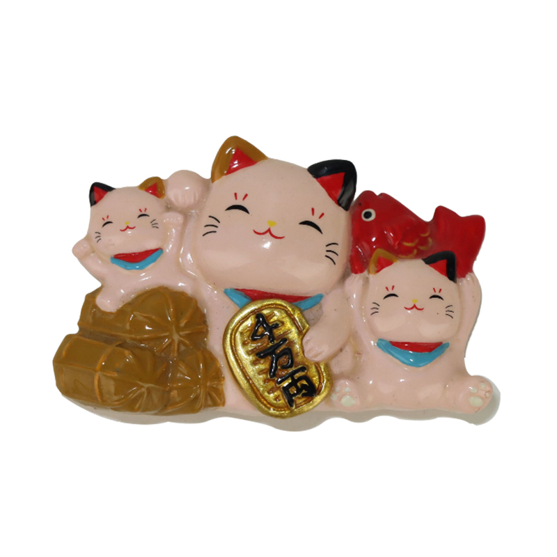 Lucky Cat Refrigerator Magnet - Creative Home Decor and Gift Idea