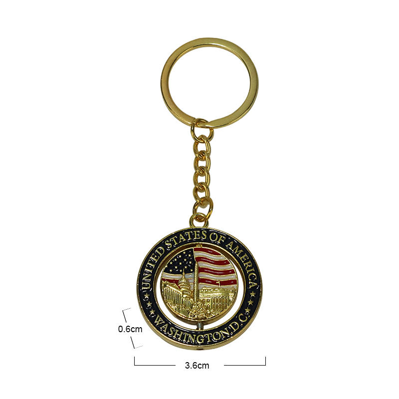 PatrioticMetalKeychainwithFlagDesign–DurableandStylish(2)