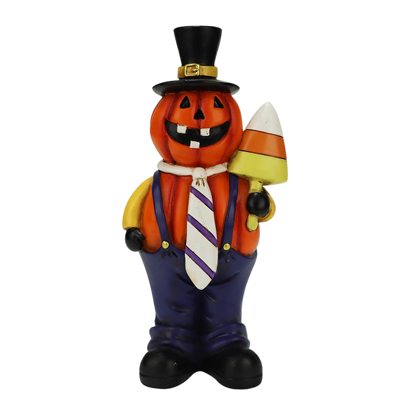 Halloween Pumpkin Character Figurine