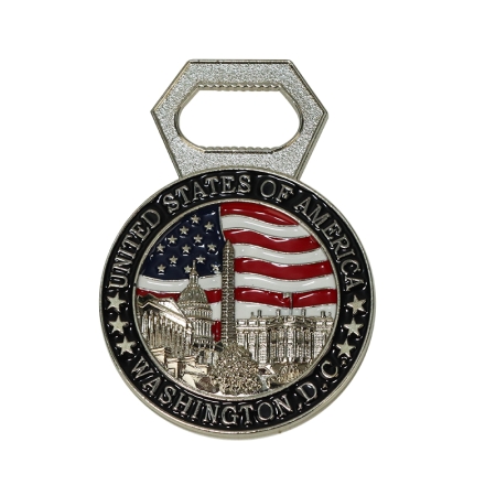  Metal Bottle Opener Fridge Magnet - Functional and Stylish Keepsake